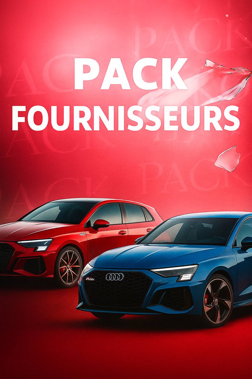 Pack Fournisseurs automobile (Sportive / Citadine)